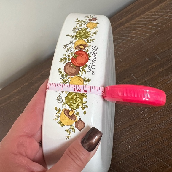 Vintage Corning Ware Casserole L'Echalote A-8-B Spice of Life 8"X8"X1-3/4" W/Lid - Picture 5 of 7